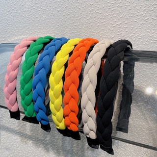Candy color braid for adultsEuropean and American style headband
