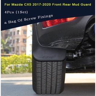 Carhanson บังโคลนหน้า หลัง อุปกรณ์เสริม สําหรับ Mazda CX-5 CX5 2017-2020