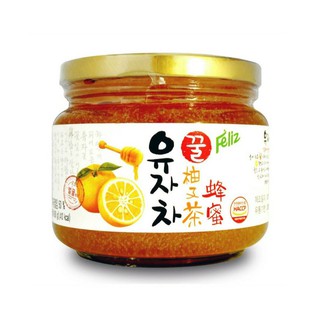 ภาพหน้าปกสินค้า🍊💖🍊Feliz Yuzu TEA ชาส้มผสมน้ำผึ้ง  เฟลิสชายูสุ 560 g.(EXP :12/07/2023) 🍊🍊 ที่เกี่ยวข้อง