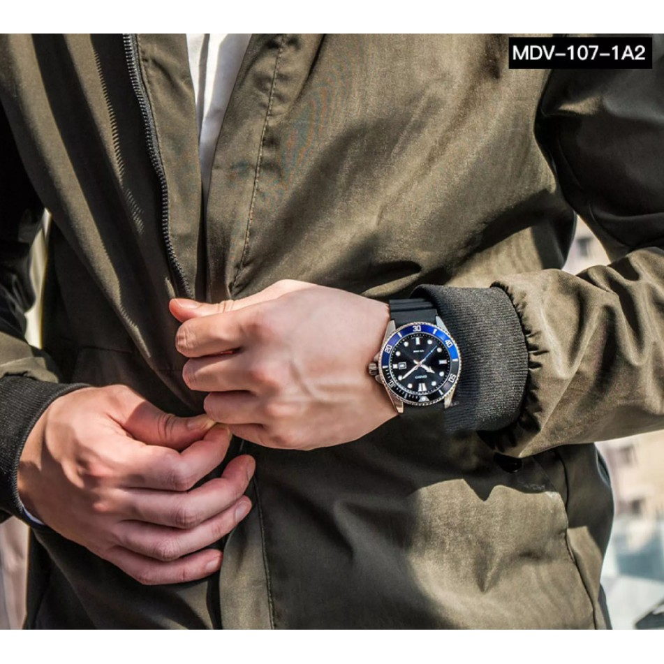 ภาพสินค้าของแท้ นาฬิกาข้อมือ ผู้ชาย Casio Duro รุ่น MDV-107 จากร้าน wanwela.watch บน Shopee ภาพที่ 3