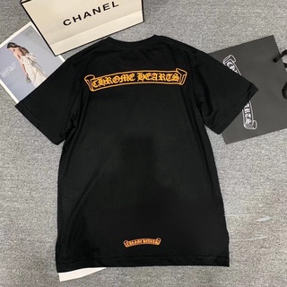 เสื้อยืดลําลอง ผ้าฝ้าย แขนสั้น คอกลม พิมพ์ลายตัวอักษร Sanskrit โครเมี่ยม หัวใจ ทรงหลวม แฟชั่นฤดูร้อน สําหรับผู้ชาย และผู