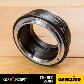 ภาพหน้าปกสินค้าเมาท์แปลง K&F FD-NEX (  Canon FD / FL - Sony E / FE / NEX Lens Adapter / KF ) ซึ่งคุณอาจชอบสินค้านี้