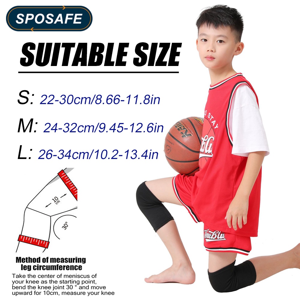 sposafe-ปลอกสวมหุ้มหัวเข่า-ไนล่อน-สําหรับเล่นบาสเก็ตบอล-วอลเลย์บอล-ขี่จักรยานยนต์-เต้นรํา-โยคะ-1-คู่