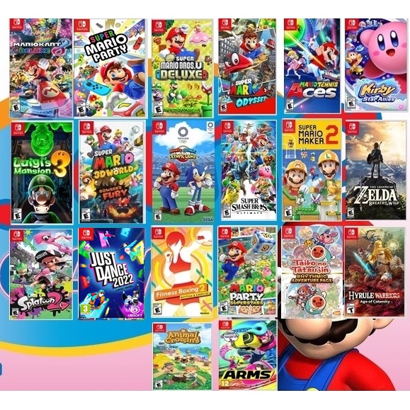Nintendo switch รวม 20 เกมยอดนิยม สุดฮิต (พร้อมส่ง) | Shopee Thailand