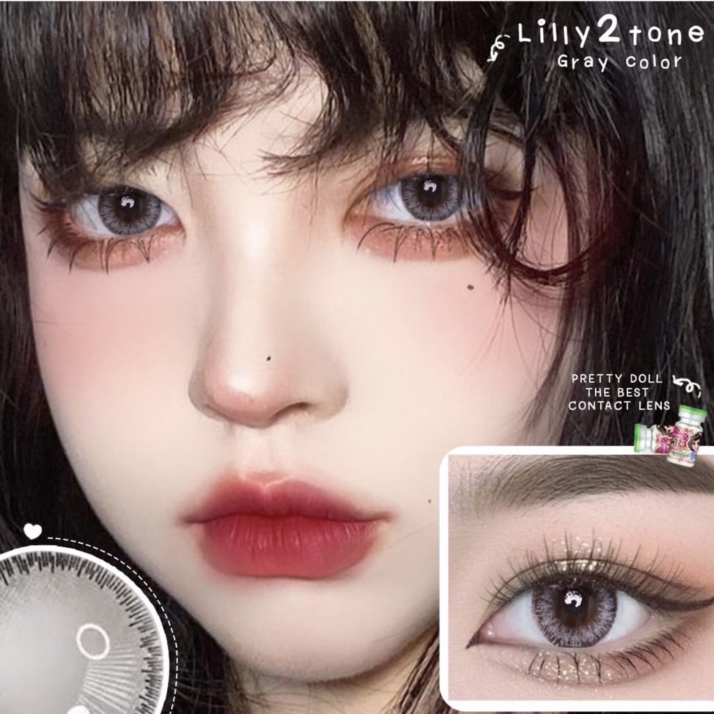 cod-คอนแทคเลนส์-contactlens-ธรรมชาติ-รุ่น-lilly-2-tone-สายตา-ปกติ-prettydoll-0-00-ถึง-6-00-เลนส์นิ่มใส่สบายตา-แถมตลับ