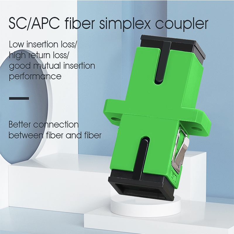 free-shipping-300-bag-sc-apc-simplex-mode-fiber-optic-adapter-sc-apc-optical-fiber-coupler-sc-fiber-flange