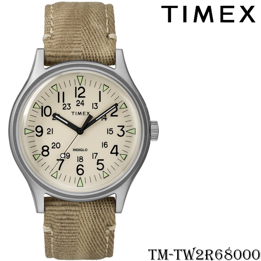 ภาพหน้าปกสินค้าTimex TW2R68000 MK1 SST นาฬิกาข้อมือผู้ชาย สายผ้า สีเบจ หน้าปัด 40 มม. จากร้าน timex_officialshop บน Shopee