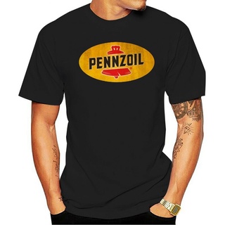 เสื้อยืดผ้าฝ้ายพิมพ์ลายขายดี เสื้อยืดผ้าฝ้าย แขนสั้น คอกลม พิมพ์ลายกราฟฟิค Penzoil II สําหรับผู้ชาย ไซซ์ S-5Xl