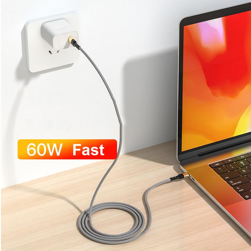 disour-สายชาร์จ-usb-c-เป็น-usb-type-c-60w-สําหรับ-samsung-s20-5a-c-c-macbook-ipad-pro-4-0