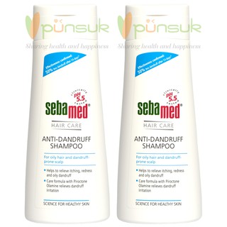 [ซื้อ 1 แถม 1] Sebamed Anti Dandruff Shampoo ซีบาเมด แชมพูขจัดรังแค 200มล. โปรพิเศษ! สินค้าใหม่ 2 ขวด EXP 02/2025