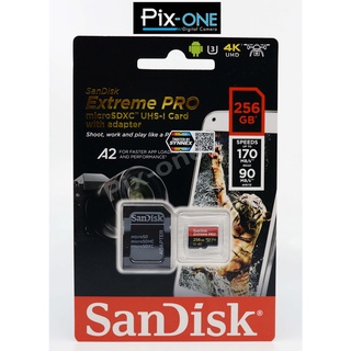 ภาพหน้าปกสินค้าSanDisk Extreme Pro microSD 256GB (170Mb/s) ซึ่งคุณอาจชอบราคาและรีวิวของสินค้านี้