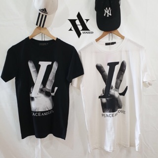 พร้อมส่ง เสื้อยืด สกรีน งานป้าย LV 🚀