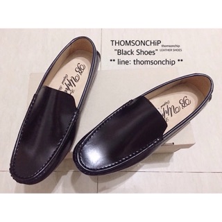 ภาพหน้าปกสินค้าLeather Black Shoes รองเท้าหนังลำลอง สีดำ ที่เกี่ยวข้อง