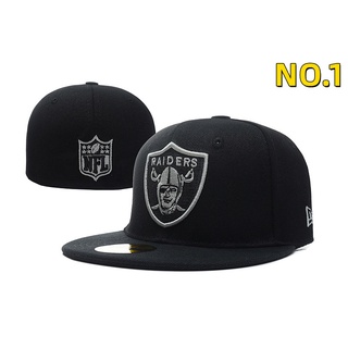 Nfl หมวกเบสบอล ปักลายดาวห้าแฉก Oakland Raiders สีดํา