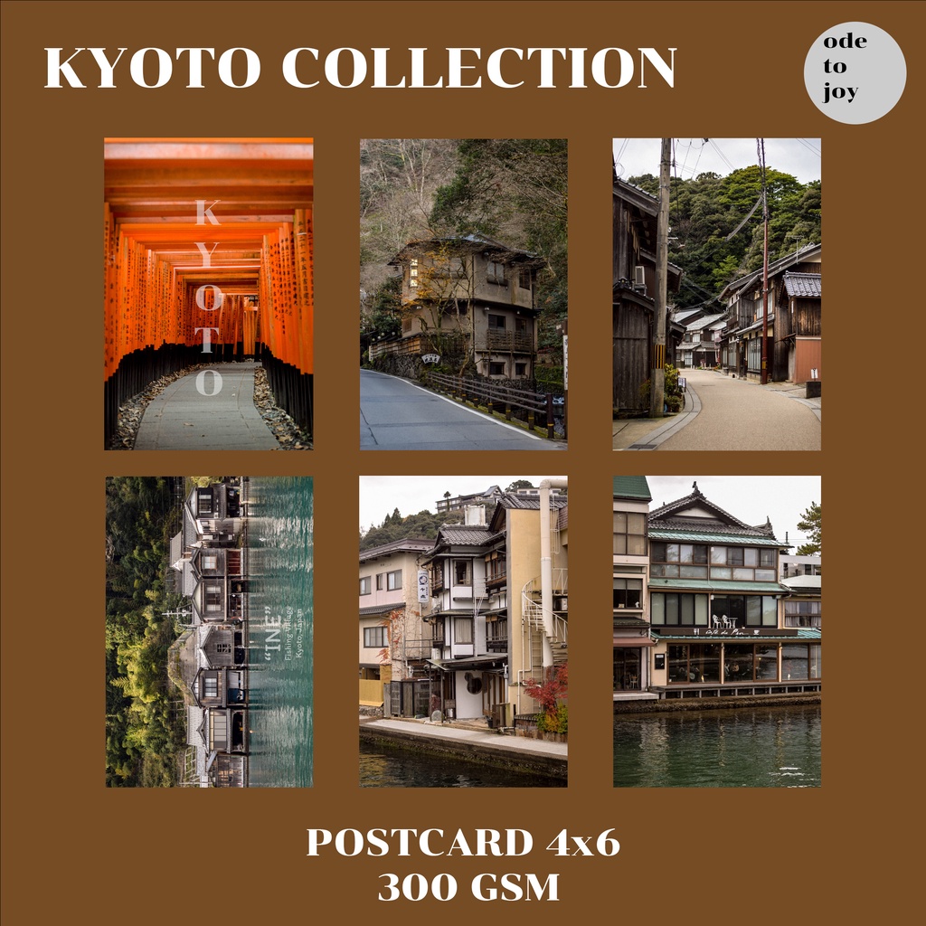 postcard-4x6-โปสการ์ดตกแต่งห้อง-ติดผนัง-เมืองเกียวโต-ประเทศญี่ปุ่น-kyoto-collection