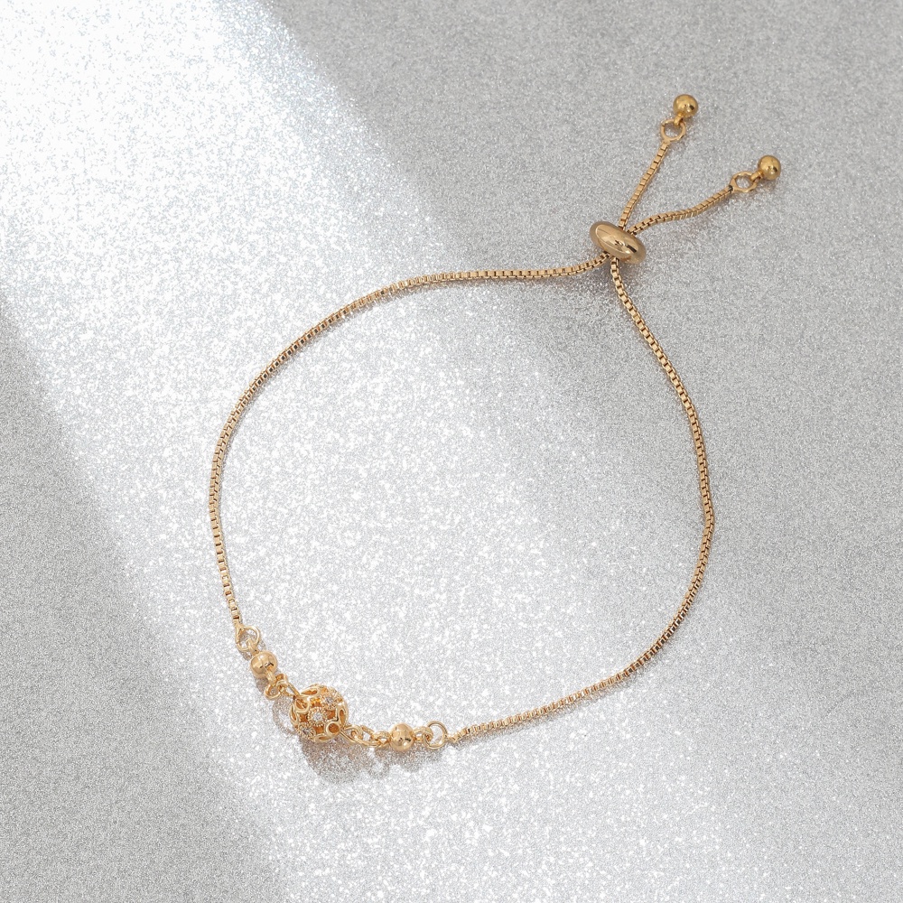 one-c-c-สร้อยข้อมือไทเทเนียม-สเตนเลส-จี้ลูกบอลสวยงาม-ป้องกันการซีดจาง-เครื่องประดับแฟชั่นเกาหลี-d361