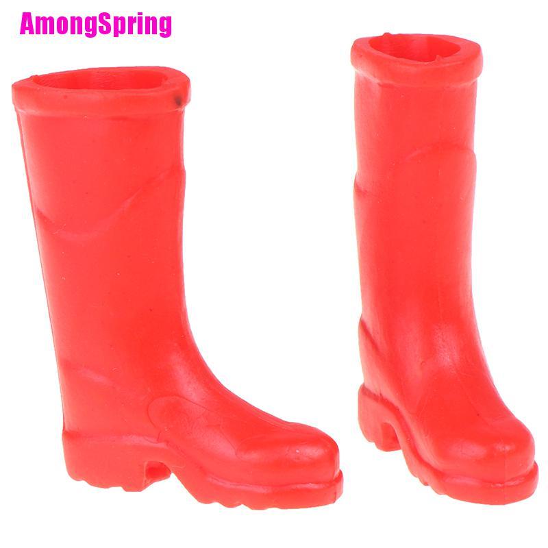 amongspring-รองเท้าบูท-กันฝน-ขนาดเล็ก-หลากสี-สําหรับบ้านตุ๊กตา