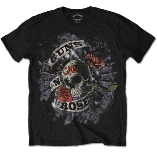 เสื้อยืดโอเวอร์ไซส์ใหม่ เสื้อยืด พิมพ์ลาย Guns N Roses Firepower MerchandiseS-3XL