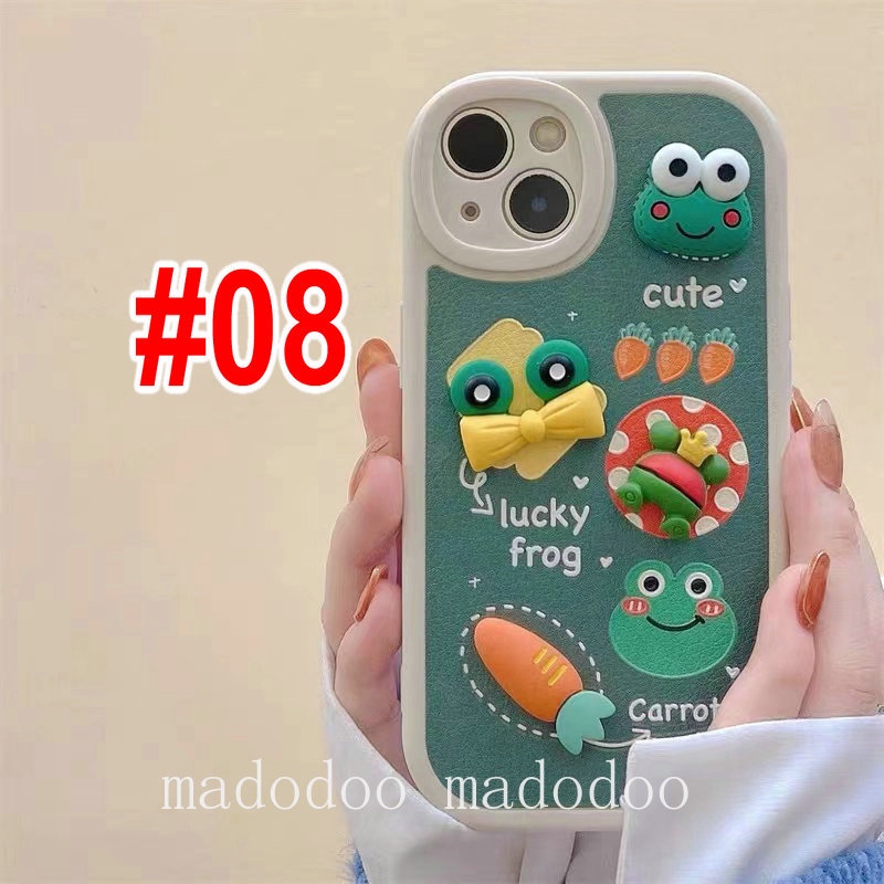 ภาพสินค้าFor iPhone 14 13 12 11 Pro Xs max 6 6S 7 8 Plus X XR Cute Cartoon 3D Doll Duck The Frog Prince Fine Hole Airbag Shockproof Soft Phone Case Cover XPN 07 จากร้าน mddmy.th บน Shopee ภาพที่ 5