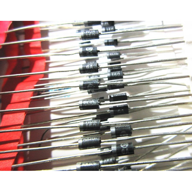 MUR160 เป็นอุลตร้าฟาสไดโอด (Ultra Fast Diode) ขนาด 1A 600V แพ็คละ 10ตัว ...