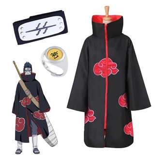 เสื้อคลุมคอสเพลย์ การ์ตูนนารูโตะ Akatsuki Hoshigaki Kisame Kisame สําหรับผู้ใหญ่ และเด็ก