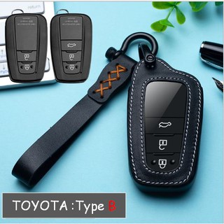 ภาพขนาดย่อของภาพหน้าปกสินค้าToyota Key Case Corolla Cross, CHR, New Camry, New Altis (เคสกุญแจโตโยต้า CHR, Camry,Altis) จากร้าน pk_optioncar บน Shopee