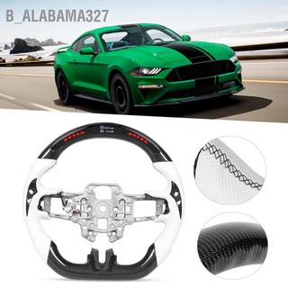 Alabama327 พวงมาลัยคาร์บอนไฟเบอร์ Led แบบเปลี่ยน สําหรับ Ford Mustang 2018‐2021