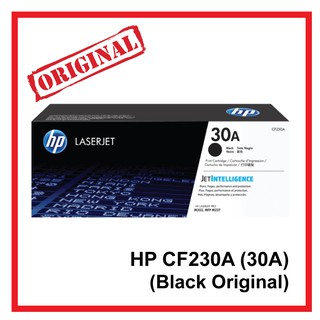 HP CF230A Black Original LaserJet Toner Cartridge (30A)