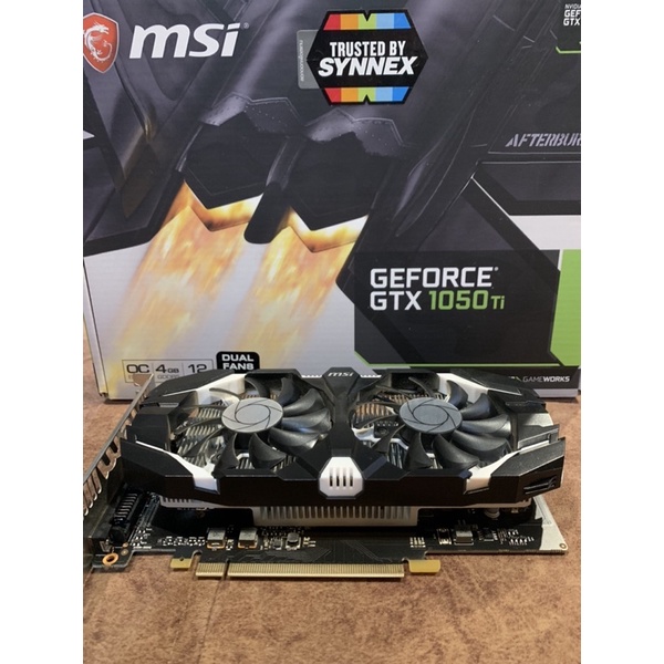 MSI GeForce GTX 1050 TI 4GT OCV1, 4GB, GDDR5 | Shopee Thailand