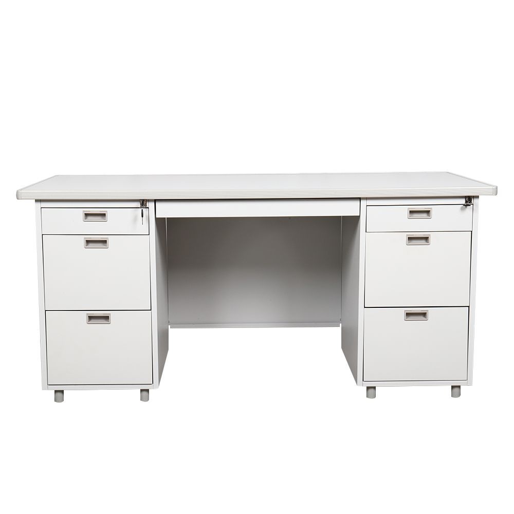 desk-desk-steel-159-5cm-dx-52-33-tg-grey-sand-office-furniture-home-amp-furniture-โต๊ะทำงาน-โต๊ะทำงานเหล็ก-lucky-world-dx