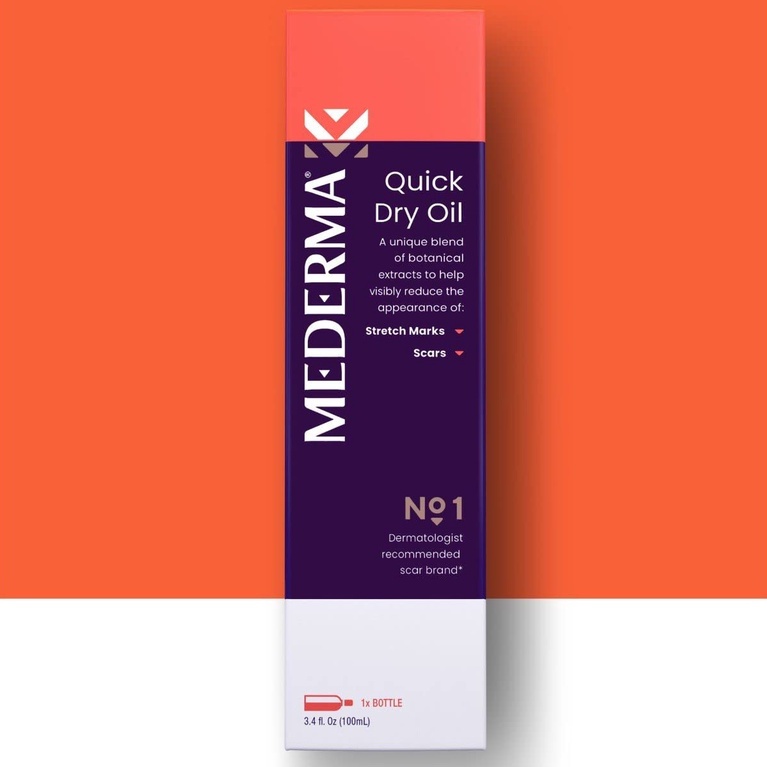 พร้อมส่ง-mederma-quick-dry-oil-150ml