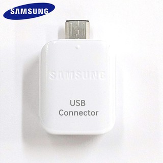 อะแดปเตอร์ Micro USB OTG ของแท้ สําหรับ Samsung Galaxy S5 S6 S7 Edge Note 4 5 J3 J5 J7 รองรับไดรฟ์ปากกา