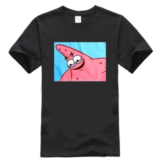 ใหม่ เสื้อยืด พิมพ์ลาย Patrick Star From Spon * ebob Savage Meme Street สําหรับผู้ชาย