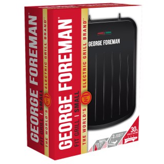 George Foreman 25800 Small Fit Grill เครื่องย่างสเต็กขนาดเล็ก Imported from UK ใช้ไฟไทย #1 Best Seller ลดไขมันได้ถึง 42%