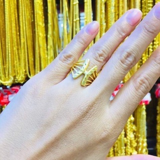 ภาพหน้าปกสินค้าแหวนทอง2สลึง แหวนรูปตัวH งานเหมือนแท้ 🚚บริการจัดเก็บปลายทาง ที่เกี่ยวข้อง