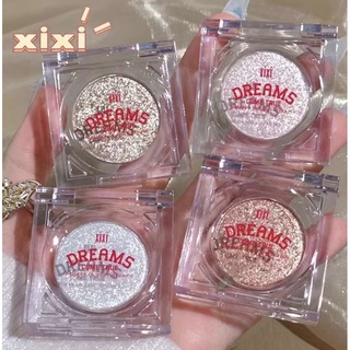 D421 XIXI The star shining highlighter eyeshadow อายแชโดว์เนื้อสัมผัสนุ่ม เนียนละเอียด มีประกายชิมเมอร์สวยงาม