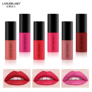 [มาใหม่] Lamuseland ลิปสติก ขนาดเล็ก กันน้ํา 12 สี