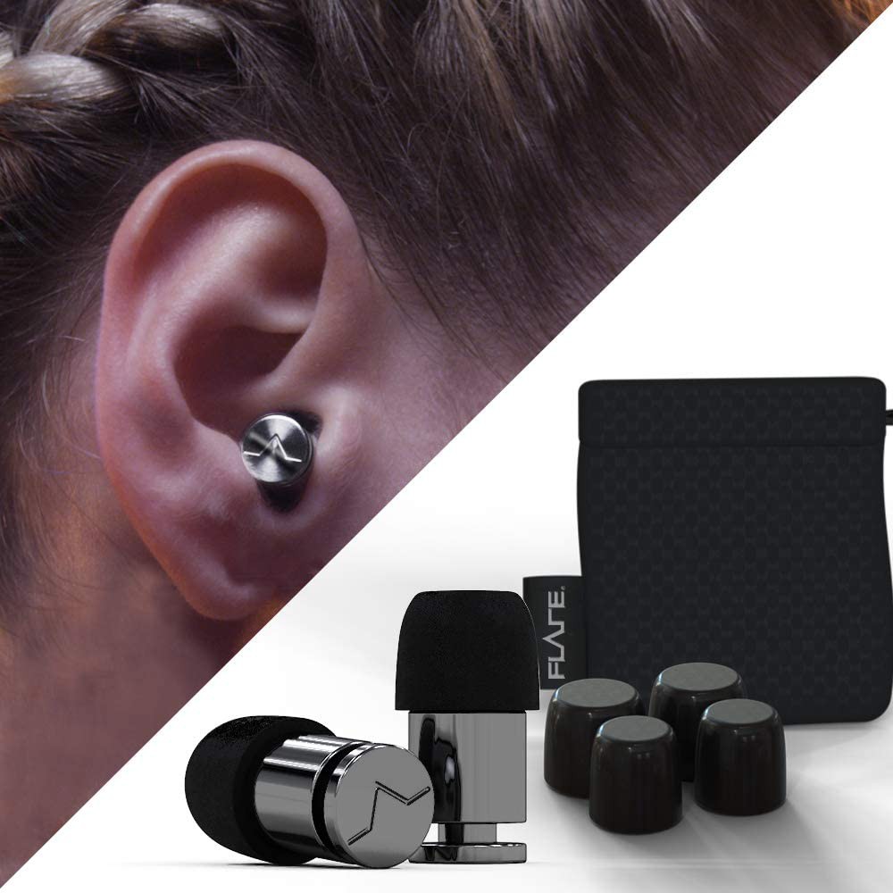 Flare Audio Isolate Aluminium Earplugs Solid Titanium Micro Ear Protectors