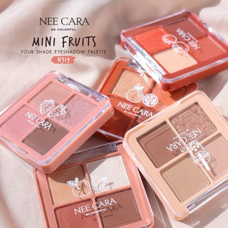 Nee Cara Mini Fruits Eyeshadow Palette #N319 : neecara นีคาร่า มินิ อายแชโดว์ พาเลท