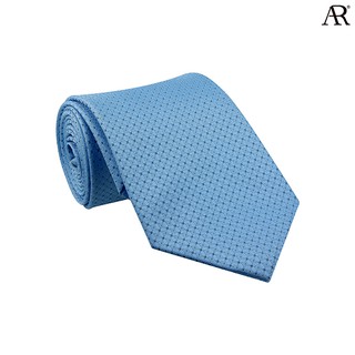 ANGELINO RUFOLO Necktie(NTN-จุด035) เนคไทผ้าไหมทออิตาลี่คุณภาพเยี่ยม ดีไซน์ Dot Pattern สีฟ้า/สีกรมท่า/สีเลือดหมู