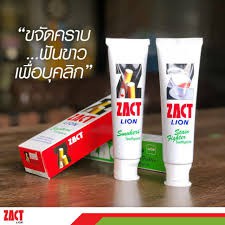 ยาสีฟัน-แซคท์-zact-หลอดใหญ่-ขนาด160กรัม-สูตรสำหรับผู้สูบบุหรี่-และ-สูตรสำหรับผู้ดื่มชา-กาแฟ-ฟันขาวยิ้มสวย