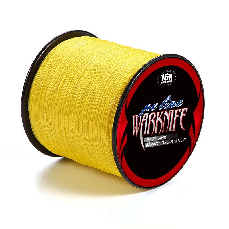 warknife-สาย-pe-ถัก16-เส้น-ยาว-100เมตร-dyneema-สาย-pe-x16-สายเบ็ดตกปลา