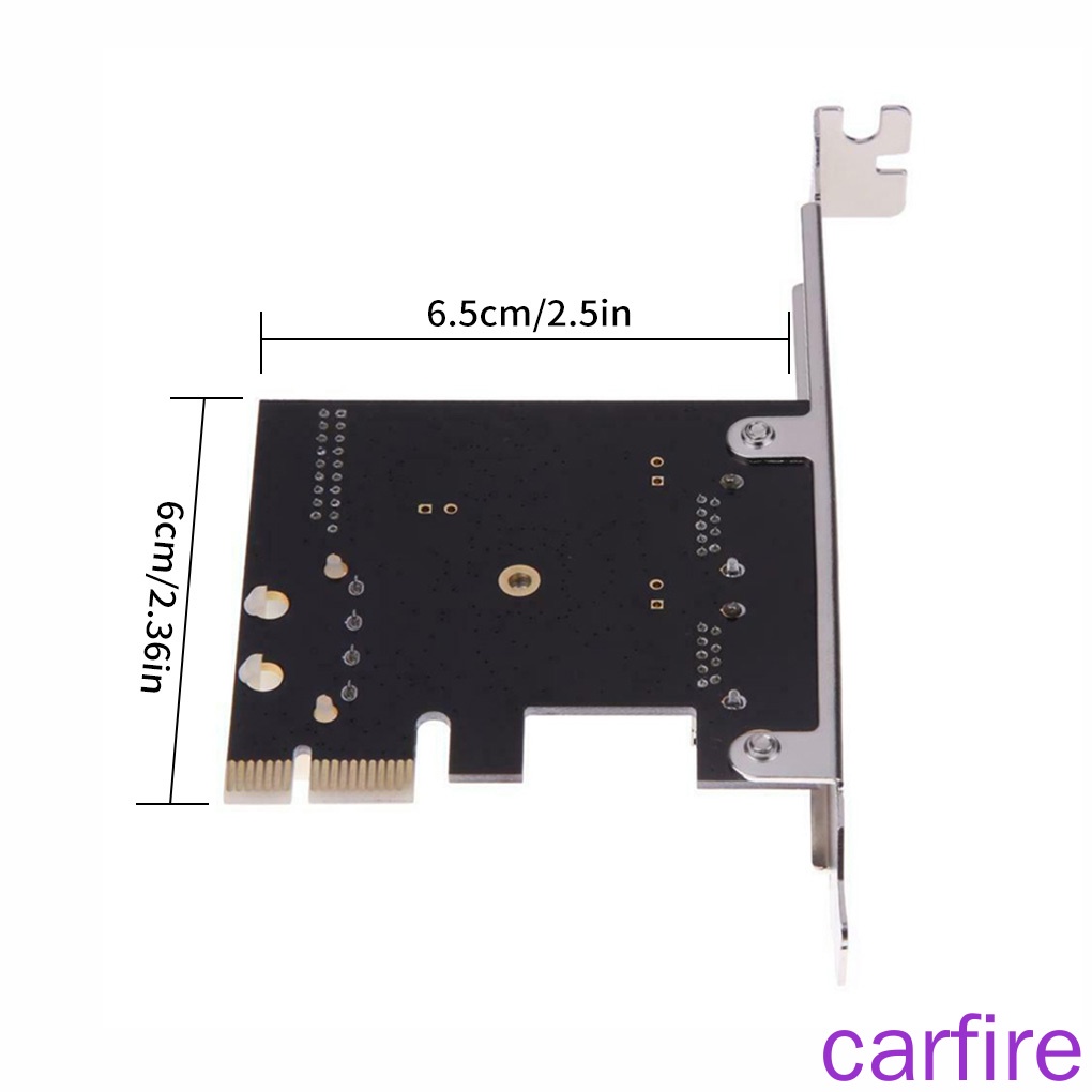 ภาพสินค้าPCI-E to USB Adapter Card USB 3.0 5 Gbps Speed Hub Extension Card with Dual Ports 20-pin จากร้าน carfire.th บน Shopee ภาพที่ 6