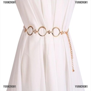 ภาพหน้าปกสินค้า【YUANZHEN1】เข็มขัดโซ่โลหะ สีทอง สําหรับผู้หญิง เจ้าสาว งานแต่งงาน ที่เกี่ยวข้อง