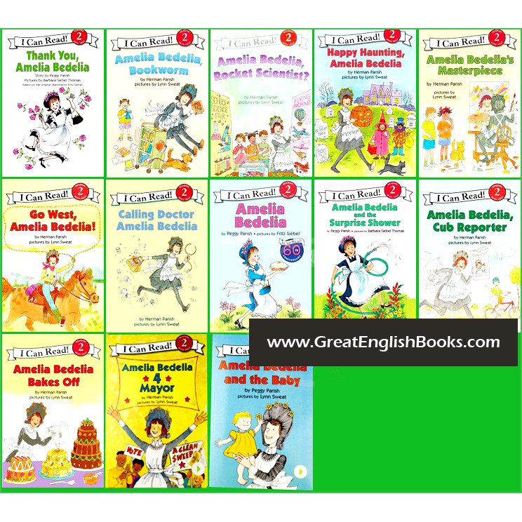 พร้อมส่ง-หนังสือเด็กภาษาอังกฤษ-i-can-read-level-1-2-amelia-bedelia-28-books-เนื้อเรื่องสนุก-อ่านง่าย