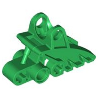 Lego part (ชิ้นส่วนเลโก้) No.41668 Bionicle Foot with Ball Joint Socket 2 x 3 x 5