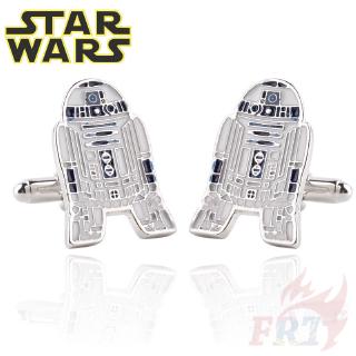 สินค้า ❉Astromech Droid 2 ชิ้น / คู่ Star Wars กระดุมข้อมือแฟชั่นสําหรับผู้ชาย