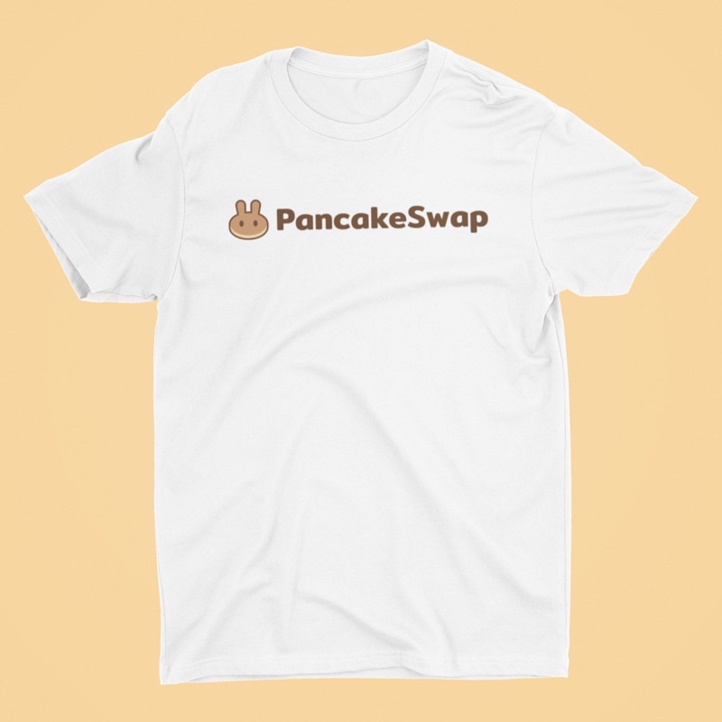 เสื้อคู่วินเทจ-ชุดเซ็ต-2-ชิ้น-พร้อมส่งจากไทย-เสื้อยืดบิทคอยน์-เสื้อยืดคริปโต-ลาย-pancakeswap