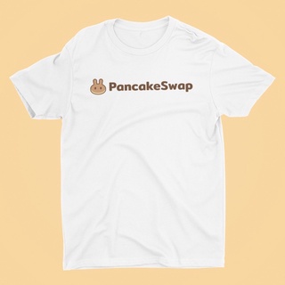 เสื้อคู่วินเทจ ชุดเซ็ต 2 ชิ้น พร้อมส่งจากไทย ✈️ เสื้อยืดบิทคอยน์ เสื้อยืดคริปโต ลาย PancakeSwap 🙌