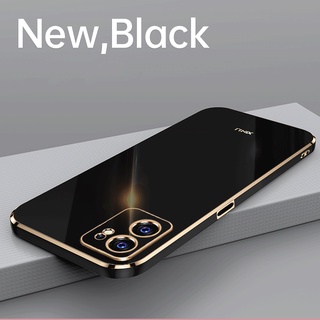 เคส Realme Narzo 50 5G เคสซิลิโคน Shockproof Soft Silicone Electroplating Back Cover Case Realme Narzo50 5G Phone Casing